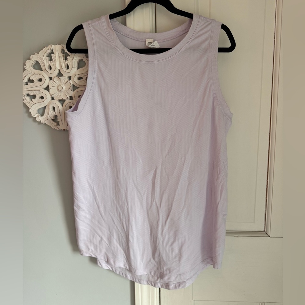 DSG Tank Top in Lilac Super Stretchy Size XXL